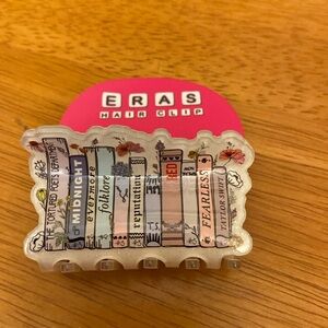 NEW Taylor Swift Eras Books Hair Clip Claw